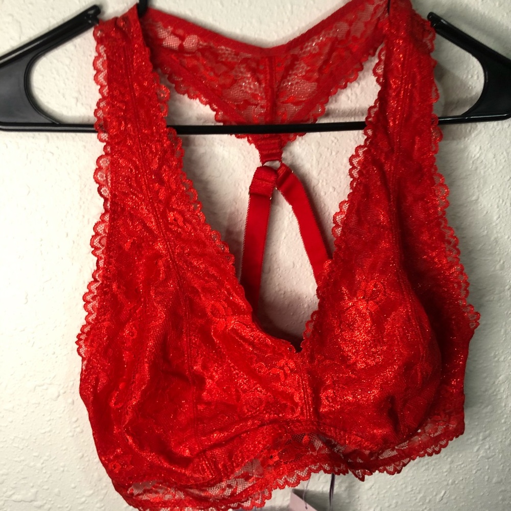 Savage X Fenty red bralette